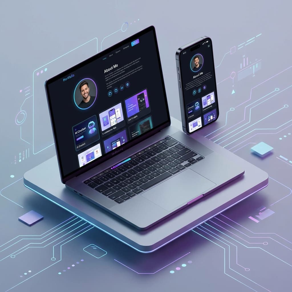 Portfolio website preview